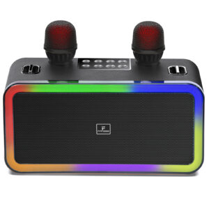 Çift Mikrofonlu RGB Karaoke Parti Hoparlörü
