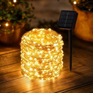 Solar LED Dize Işık 10 Metre IP65