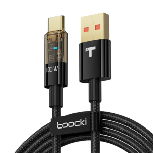 USB-A - Samsung (Type-C) 100W Hızlı Şarj Kablosu (Örgülü)
