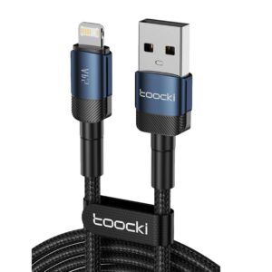 USB-A - iPhone (Lightning) 12W Şarj Kablosu (Örgülü)