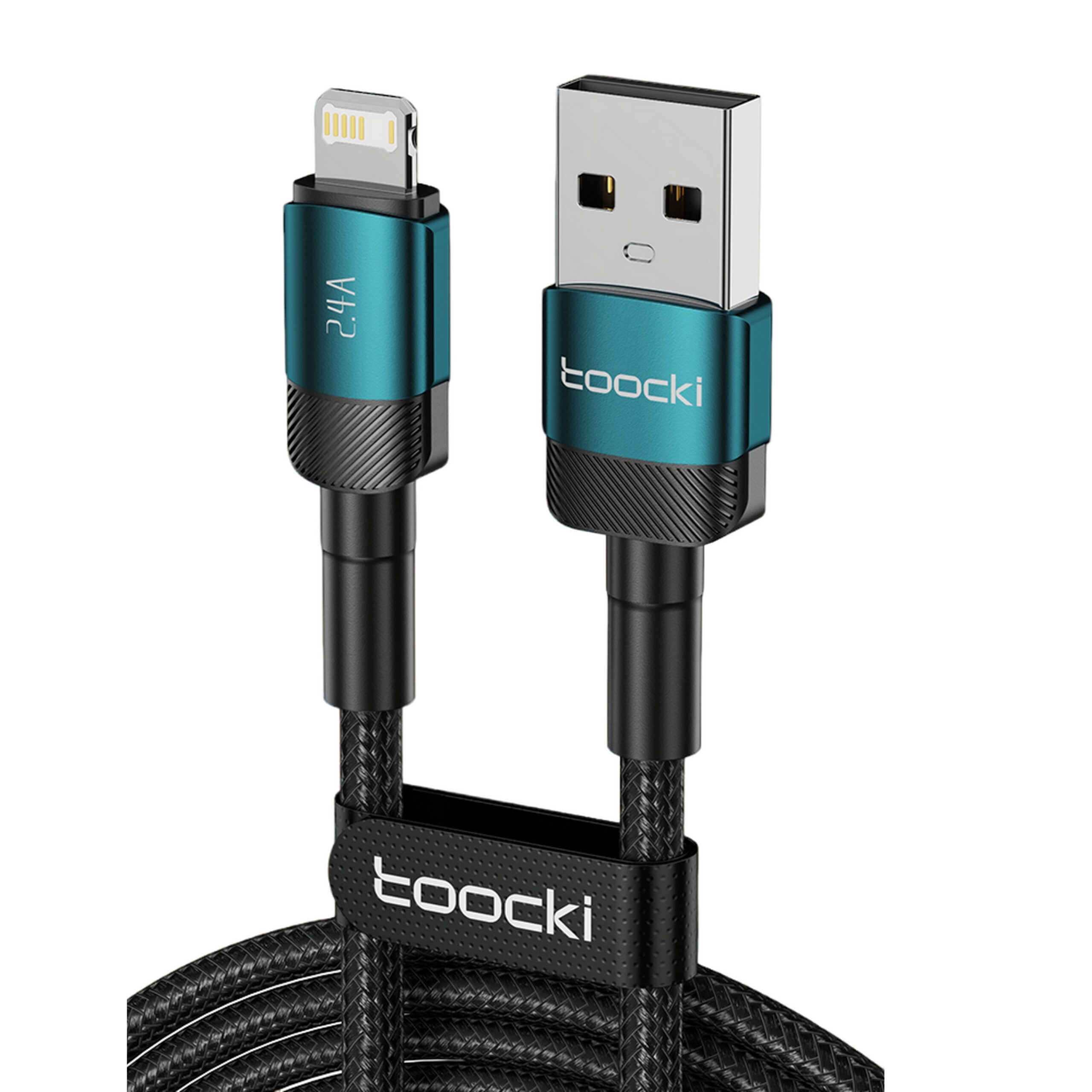 2.4A 12W LIGHTING USB TURQUOISE