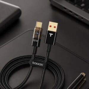USB-A - Samsung (Type-C) 100W Hızlı Şarj Kablosu (Örgülü)