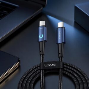 USB-C - USB-C 100W Hızlı Şarj Kablosu (Örgülü)
