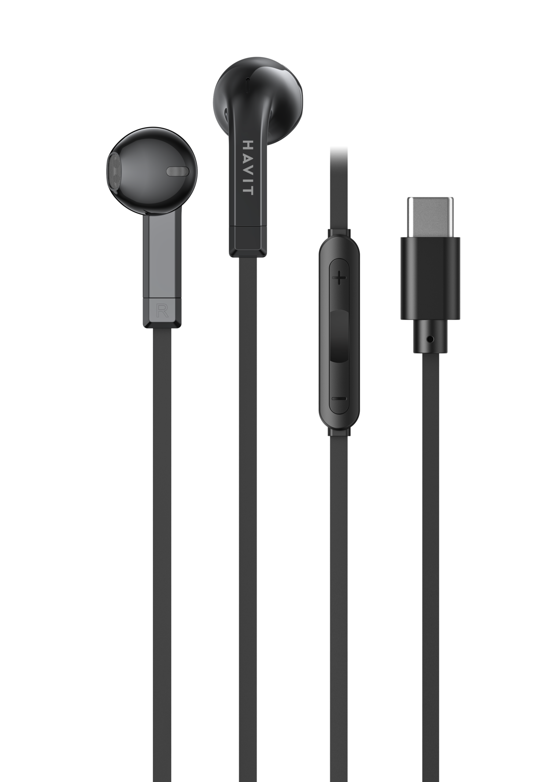 Wired Earphones HVT-E336C Black